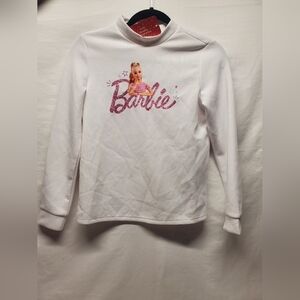 NWT Barbie White Kids Long Sleeve Top